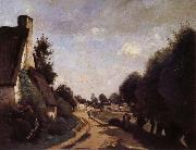 Une Route pres d'Arras Corot Camille